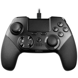 Krom Gamepad Kaiser NXKROMKSR - Mando Gaming Elite para Competición, Cable USB 3m, 12 Botones, 4 Palancas Traseras, Compatible con PC (Steam), PS3, PS4